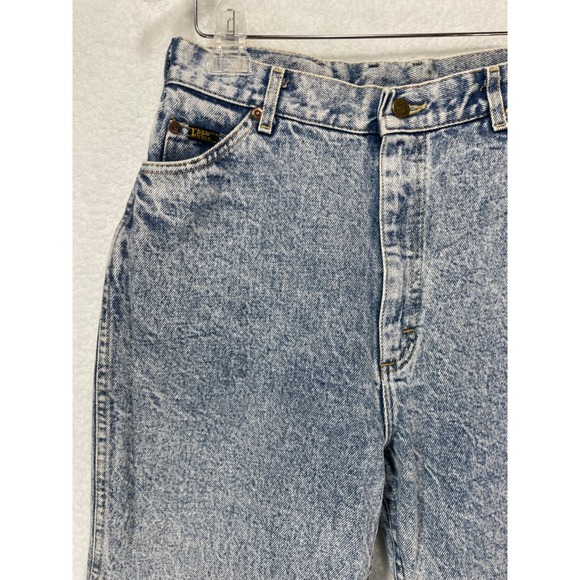 Lee Rider's Women's size 16 Vintage Acid Wash High Waist Tapered Leg - Picture 4 of 14